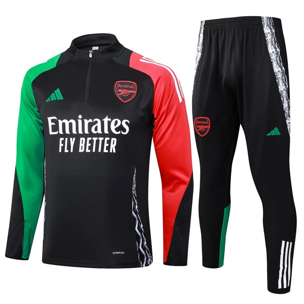 Sudadera De Training Arsenal 2024/25 Negro Rojo